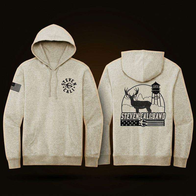 Steven Cali Band Hoody &mdash; front and back