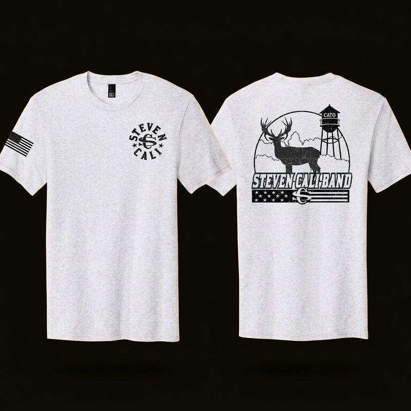 Steven Cali Band Tee &mdash; front and back